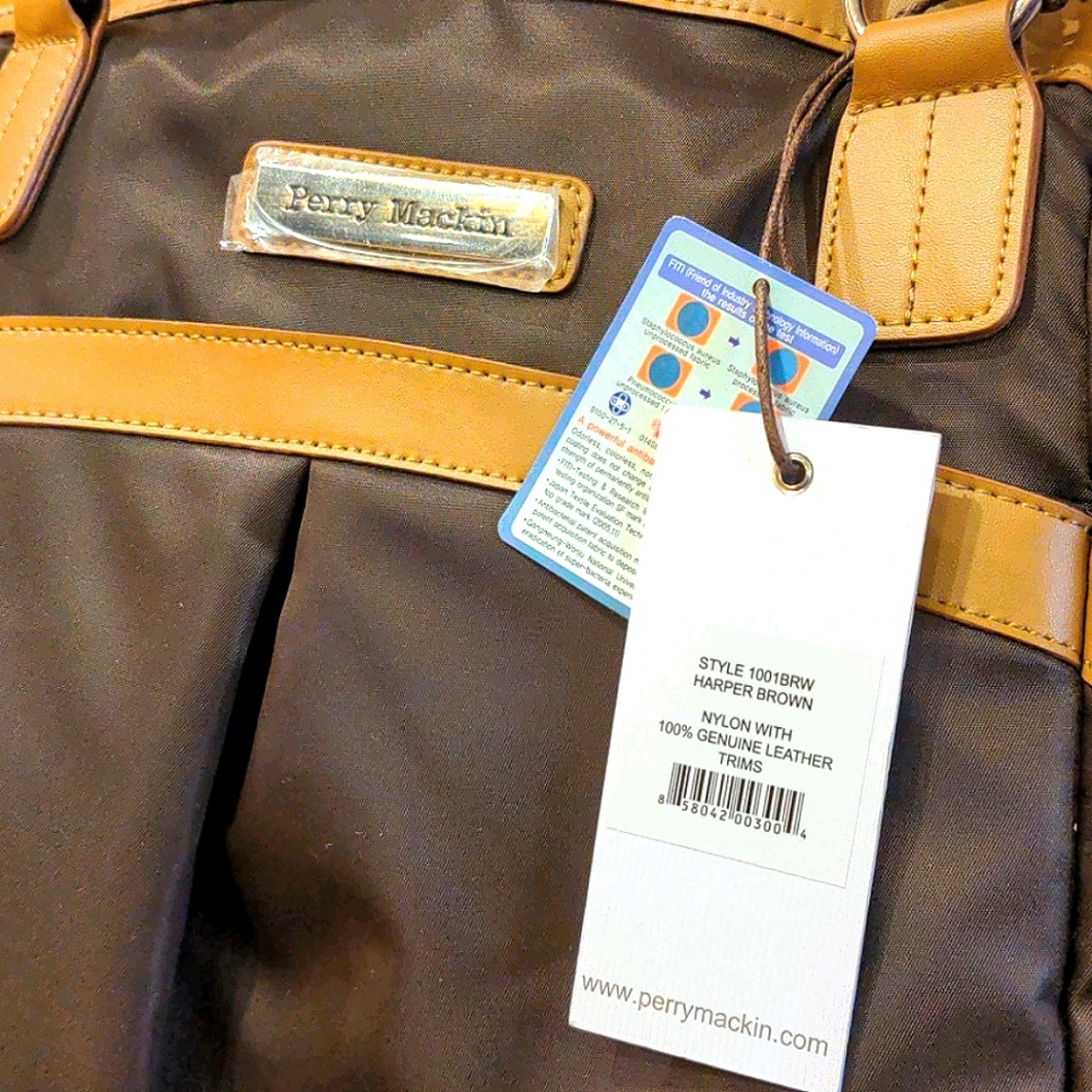 NWT Perry Mackin Harper Diaper bag - Picture 6 of 7